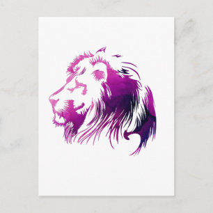 König des Dschungels Postkarte