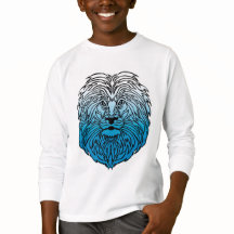 König des Dschungels, T - Shirt des Blauen Löwen
