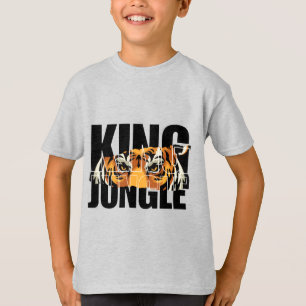 König des Dschungels Tiger Jungen T-Shirt