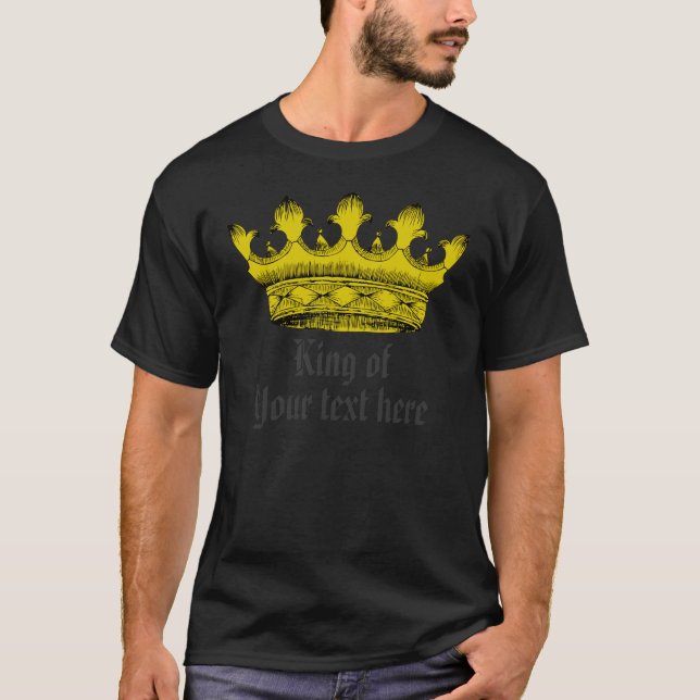 "König" des Goldkronen-kundengerechten Shirts (Vorderseite)