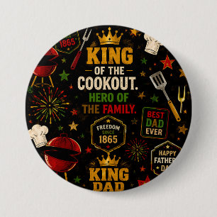 König des Grillfestes Button