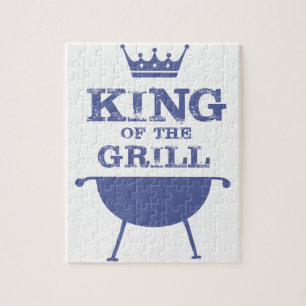 König des Grills, blau