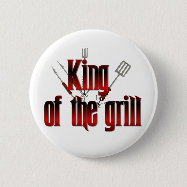 König des Grills Button (Vorderseite)