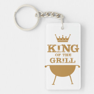 König des Grills, Gold Schlüsselanhänger