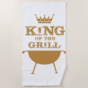 König des Grills, Gold Strandtuch