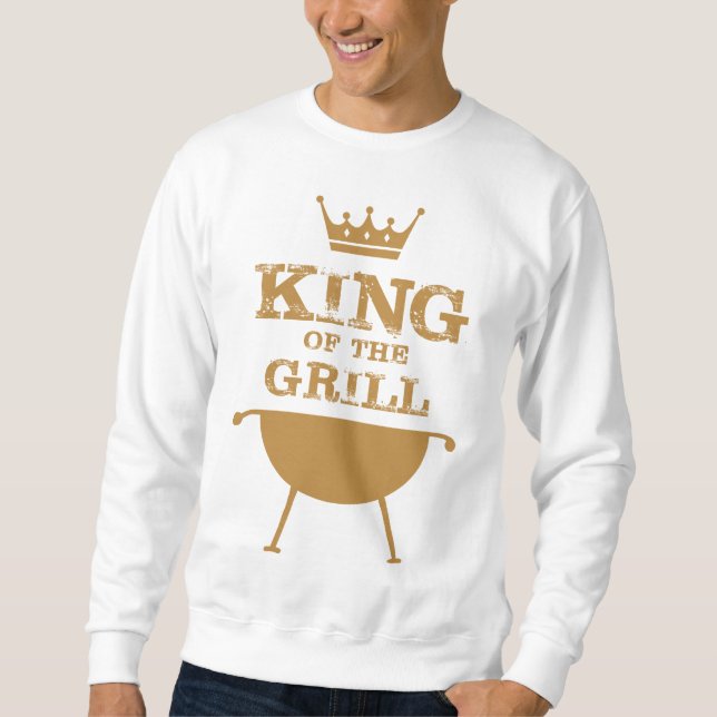 König des Grills, Gold Sweatshirt (Vorderseite)