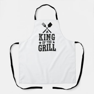 König des Grills Personalisierter BBQ-Meister Schürze