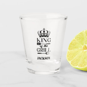 König des Grills Schnapsglas