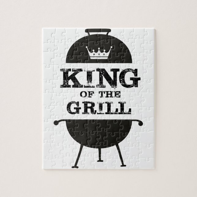 König Des Grills, Schwarz Weiße Krone (Vertikal)