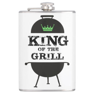 König Des Grills, Schwarze Grüne Krone Flachmann