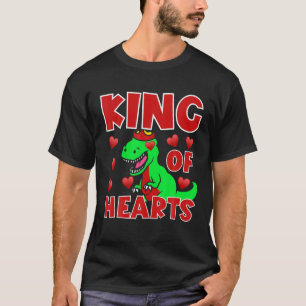 König des Herzens für junge Männer - lustige Kinde T-Shirt