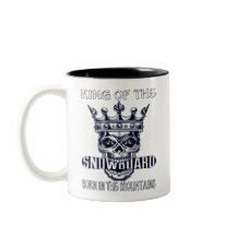 König des in den Bergen Geborenen Snowboards