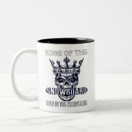König des in den Bergen Geborenen Snowboards Zweifarbige Tasse