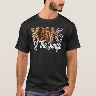 König des Jungle Zoo Birthday Safari Dschungel Ani T-Shirt
