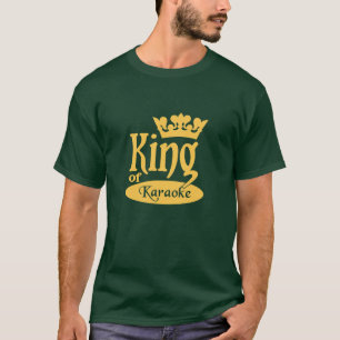König des Karaoke-Shirts - wählen Sie Art u. Far T-Shirt