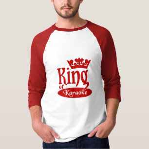 König des Karaoke-Shirts - wählen Sie Art u. Far T-Shirt