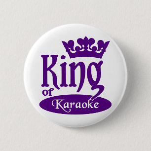 König des Karaokeknopfes Button