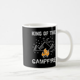 König des Lagerfeuers Camping-Wildnis Lustig Toll Kaffeetasse