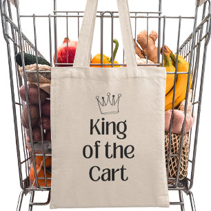 König des modernen Kart-Einkaufs Tragetasche