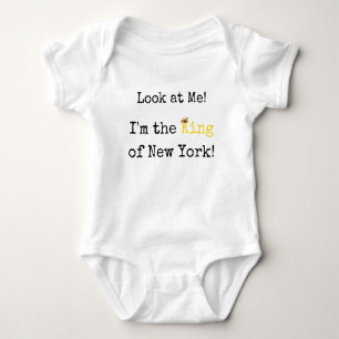 König des New- Yorkbaby-Bodysuits Baby Strampler