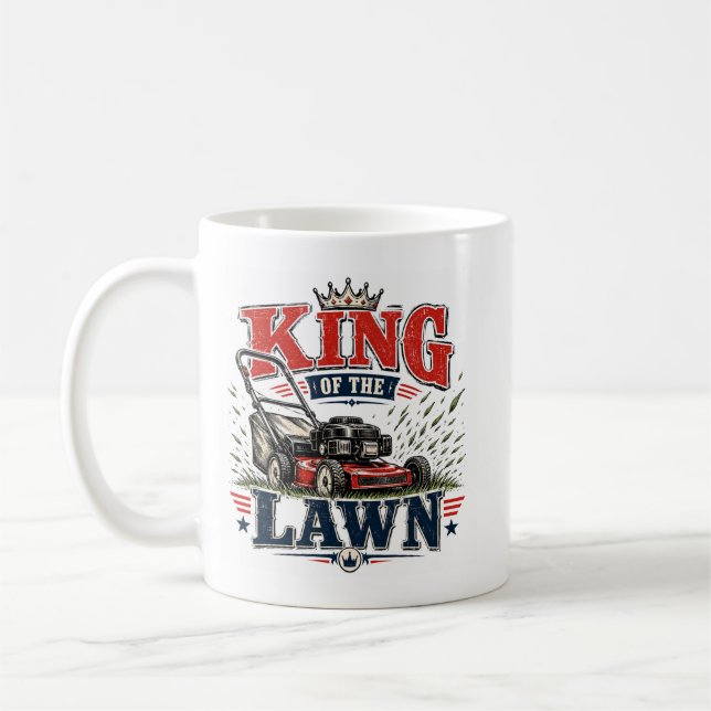 König des Rasens Kaffeetasse (Links)