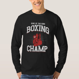 König des Ringes Boxen Champ Kämpfer Boxhandschuh T-Shirt