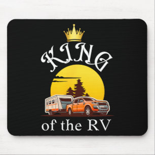 König des RV-Freilufturlaubs Wandern Camping RV Mousepad