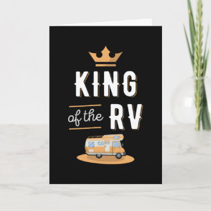 König des RV Vatertag Wohnmobil Geschenk Karte