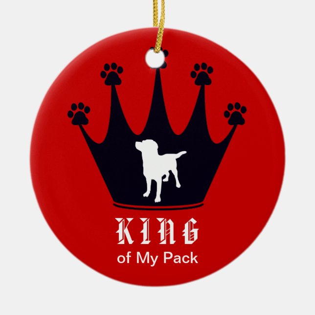 König des Satzes Keramik Ornament (Vorne)