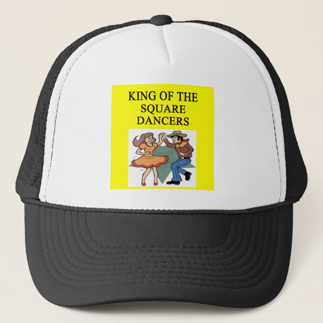 König des Square-Dancings Truckerkappe (Vorderseite)