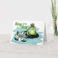 König des Tages - Grußkarte