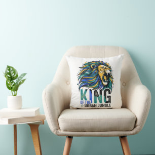 König des urbanen Dschungels Kissen