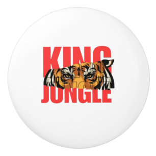 König Dschungel – Wildes Tiger-Power-Design Keramikknauf