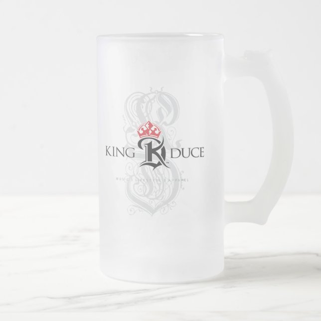 König Duce Mug Mattglas Bierglas (Rechts)