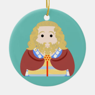 König Edward II. von England Keramik Ornament