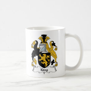 König Familienwappen Kaffeetasse