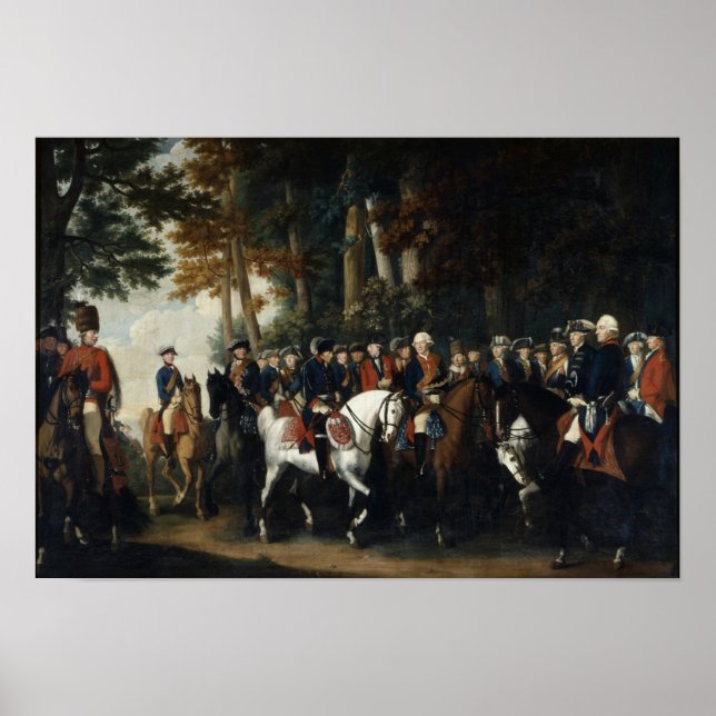 König Frederick II. Rückkehr von Preussen von Poster (Vorne)