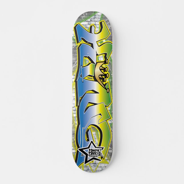 König Graffiti Skateboard (Vorne)