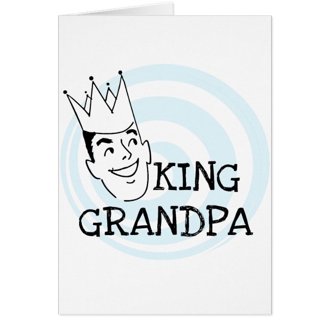 König Grandpa T-shirts und Geschenke (Vorne)