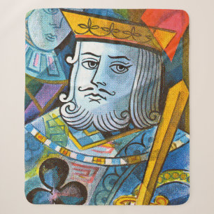 König hält Schwert Stock-Illustration Sherpadecke