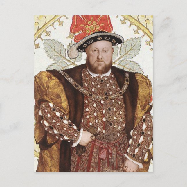 König Heinrich VIII. von England - Portrait Postca Postkarte (Vorderseite)