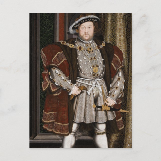 König Heinrich VIII. von England Postkarte (Vorderseite)