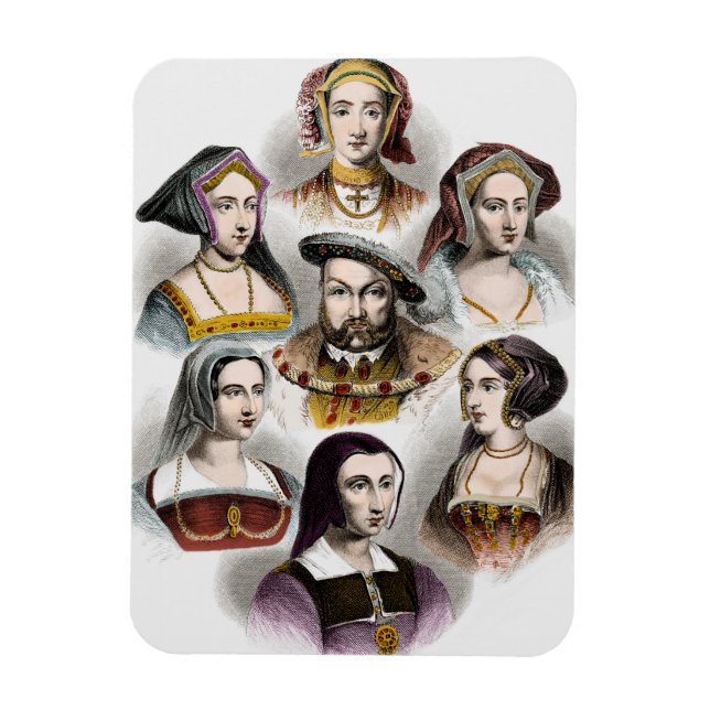König Heinrich VIII. von England | Seine sechs Ehe Magnet (Vertikal)