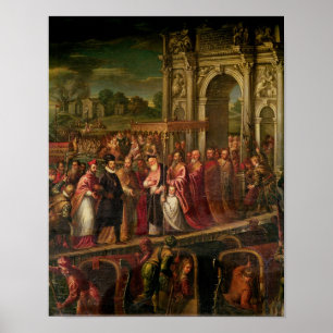 König Henri III von Frankreich, der Venedig besuch Poster