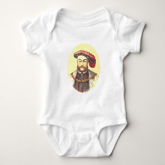 König Henry VIII, die acht, 8. Baby Strampler (Vorderseite)