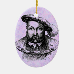 König Henry VIII Keramikornament