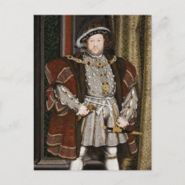 König Henry VIII Postkarte