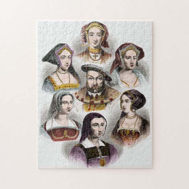 König Henry VIII von England | seine sechs (Vertikal)