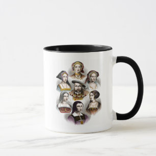 König Henry VIII von England   seine sechs Tasse