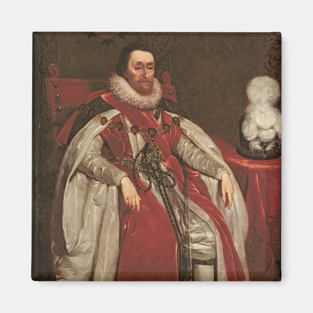 König James I von England und VI von Schottland, 1 Magnet (Vorne)